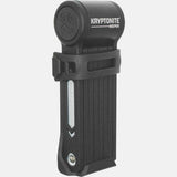 Kryptonite Keeper Mini Folding Bike Lock 80cm with carry bracket and keys, compact and portable bike security accessory