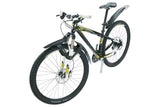 Topeak Defender XC1 mountain bike mudguard on a 29-inch mountain bike, protecting the front wheel from mud and debris.