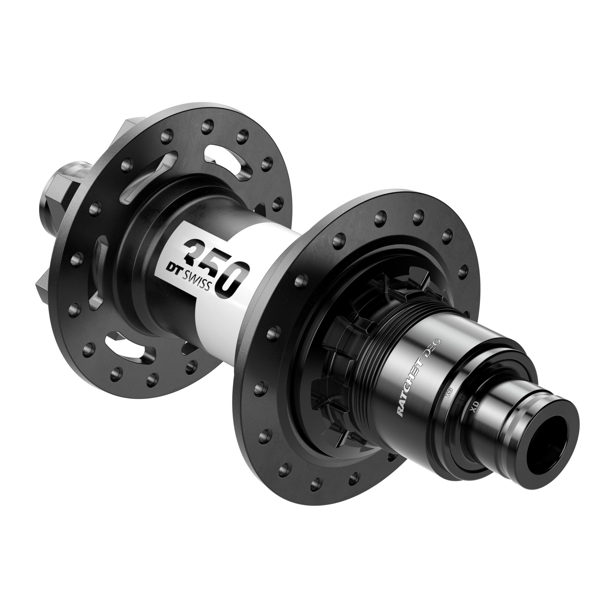 DT Swiss 350 DEG Classic rear disc hub with 6-bolt boost, 148x12mm SRAM XD, black, 32H mountain bike component