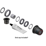 DT Swiss Ratchet LN Freehub Conversion Kit for 3-Pawl MTB hubs with 36-tooth ratchet, shown with components and parts.