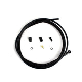Hayes Dominion K2 hydraulic brake hose kit with Kevlar reinforcement and fittings for disc brake system components.