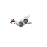 Hope GR4 complete caliper brake assembly for performance disc bikes, showing the black component with mounting hardware.