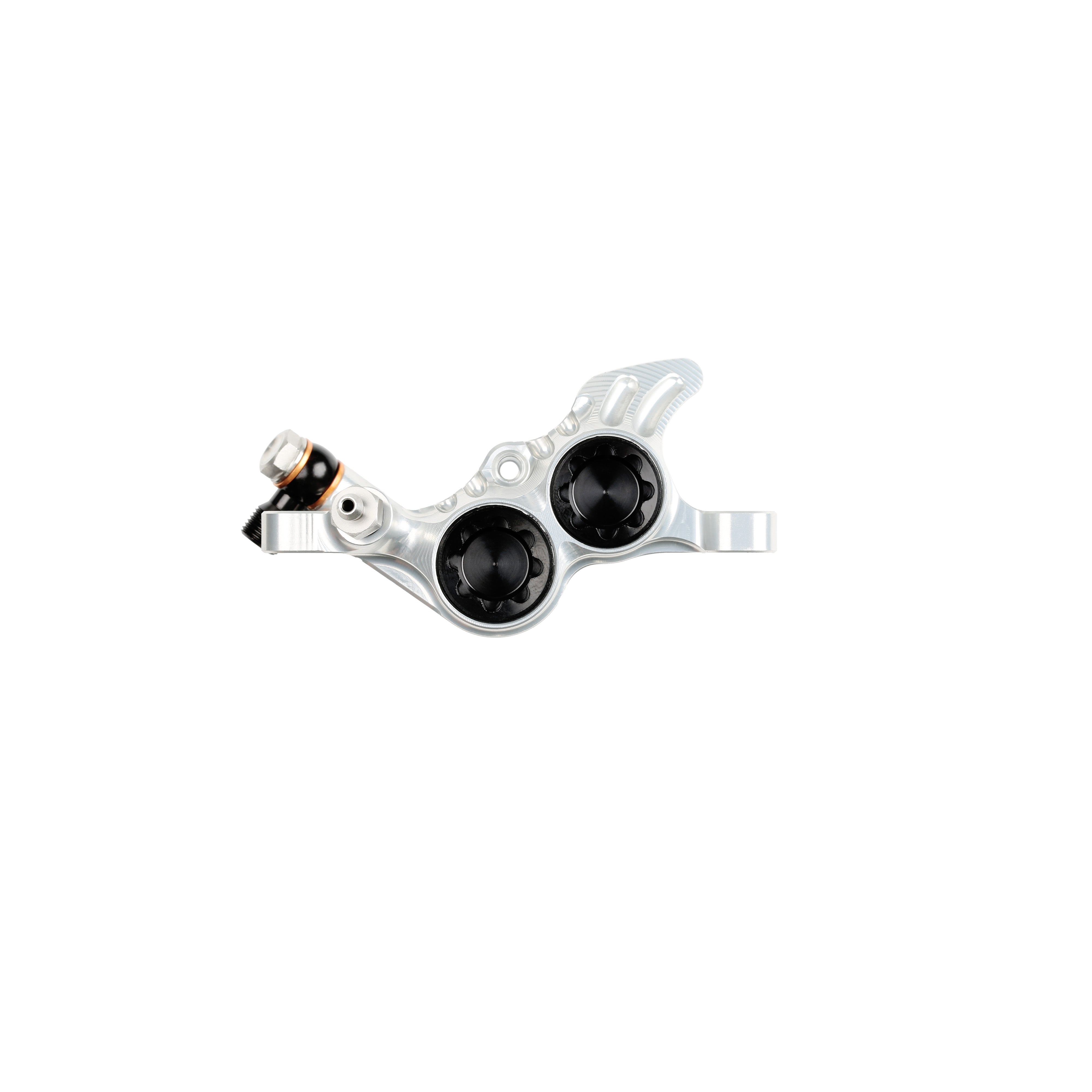 Hope GR4 complete caliper brake assembly for disc bikes, showing the black brake caliper with mounting hardware.