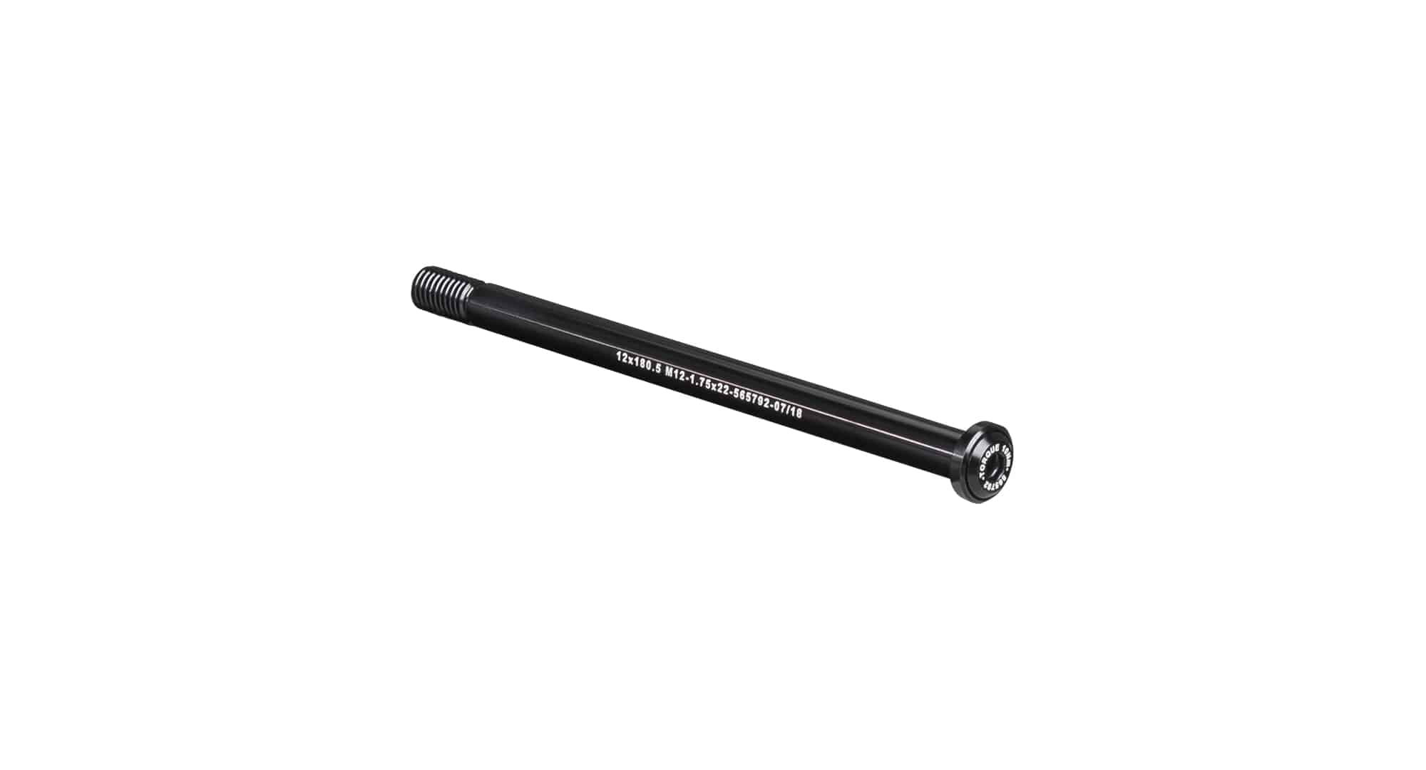 Bontrager Switch Lever Rear Thru-Axle 180.5mm black with hex key for bike component installation