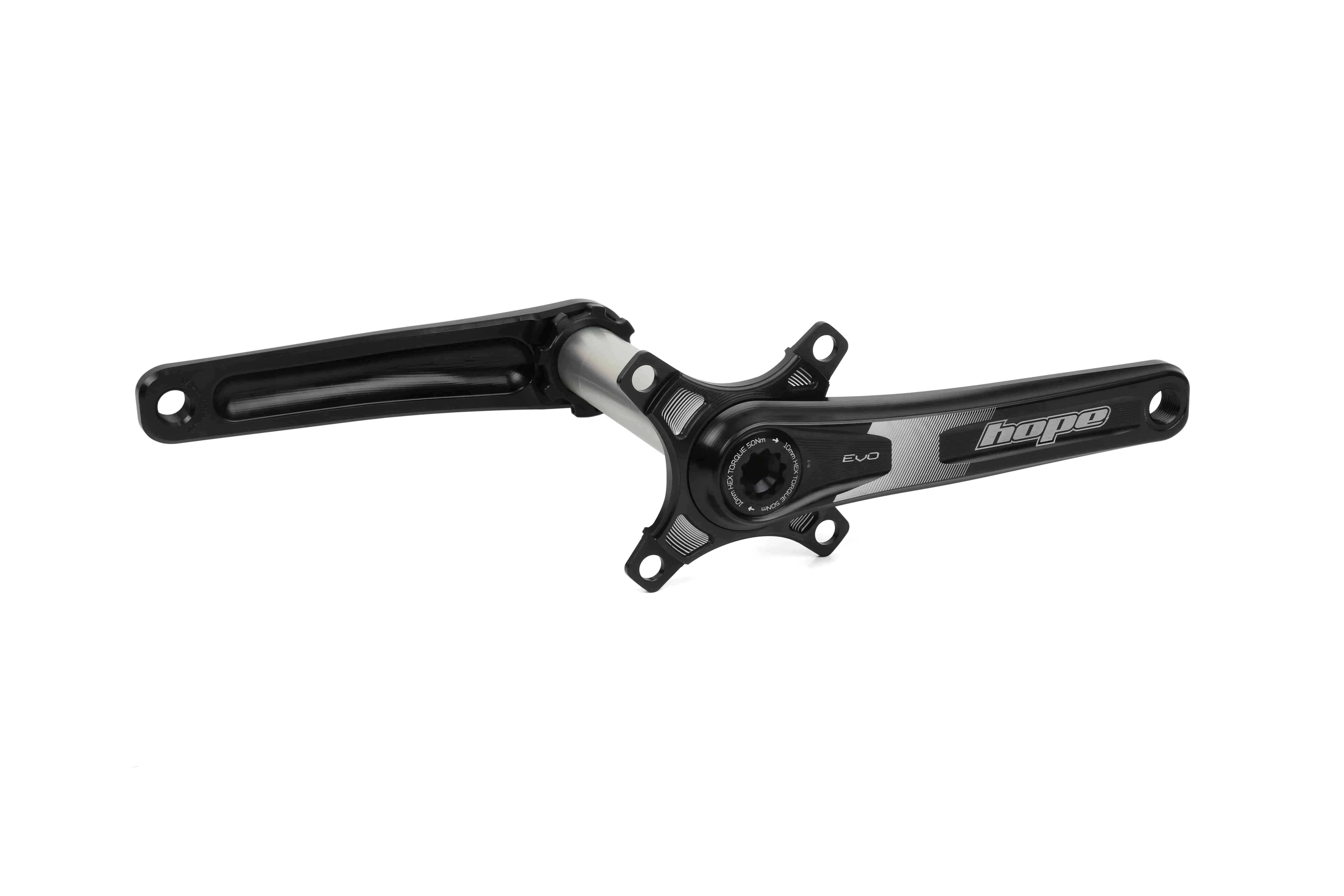 Hope EVO Crankset Single Spider 100mm Fatbike - Black