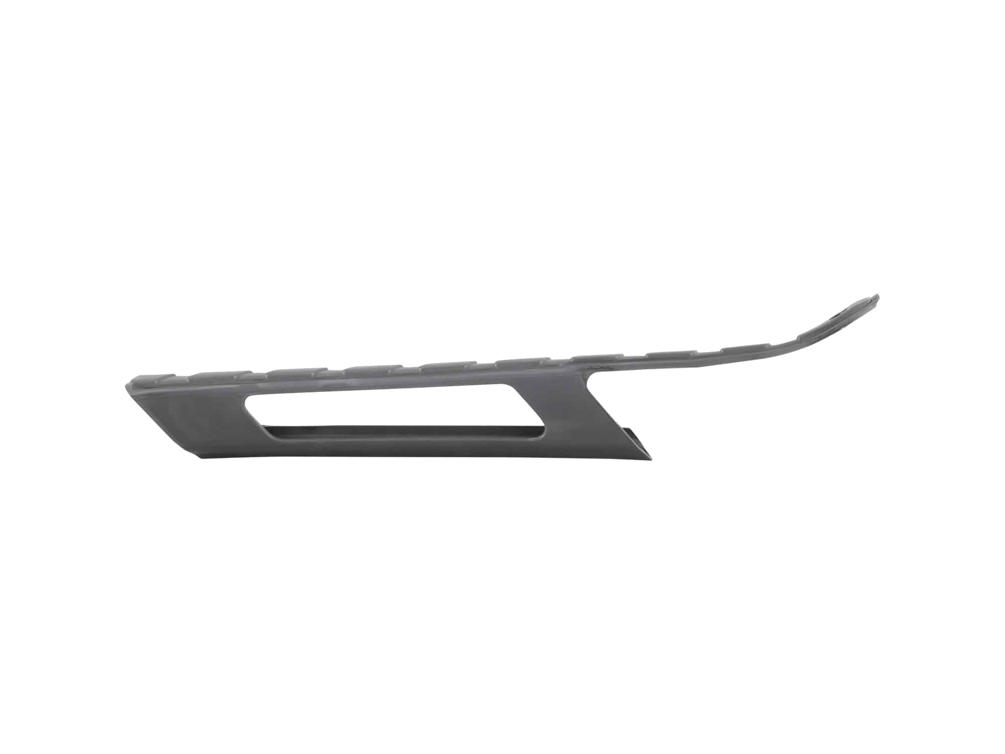 Trek 2022 Top Fuel 29 aluminum chainstay armor in black, protective guard for bike components, one size.