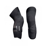 Bluegrass Aura Core Level 2 MTB knee pads in blue, designed for trail and enduro protection with durable fabric and padding.