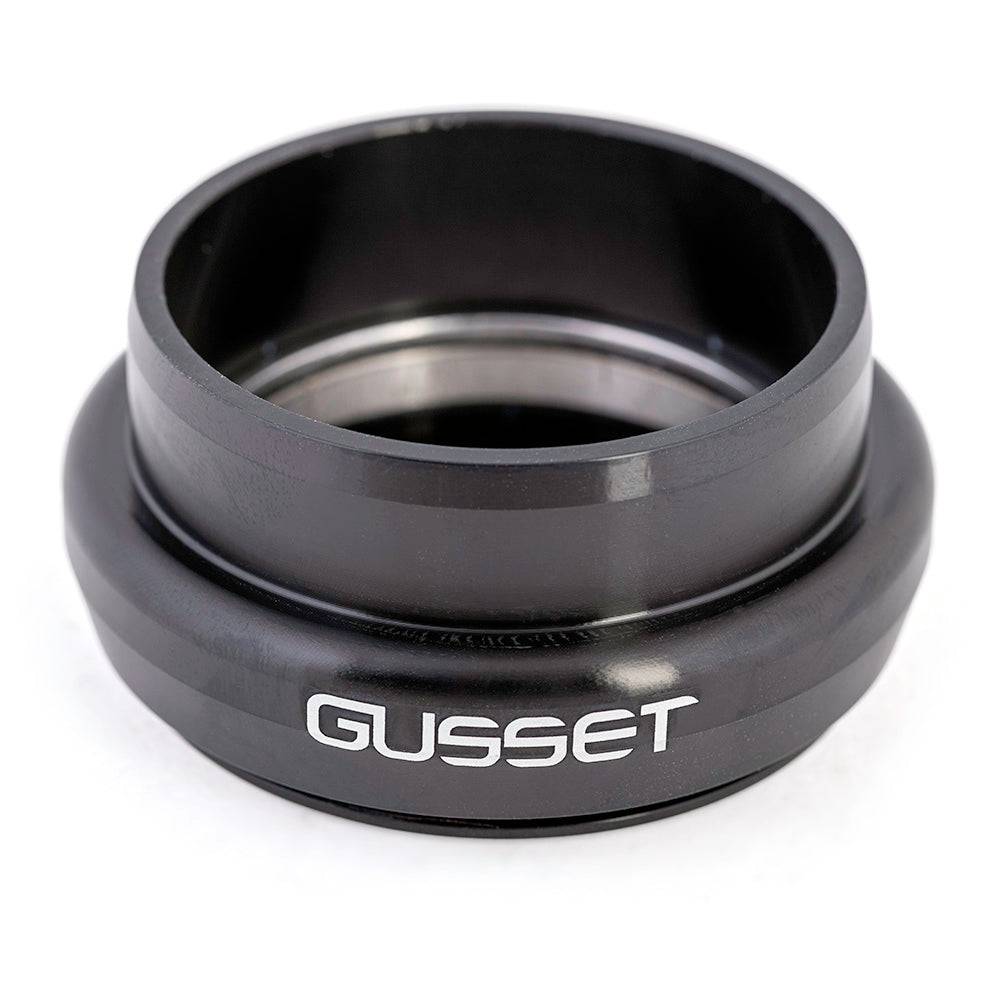 Gusset Components S2 Mix'N'Match headset with sealed angular contact bearings for smooth bike steering, shown in the image.