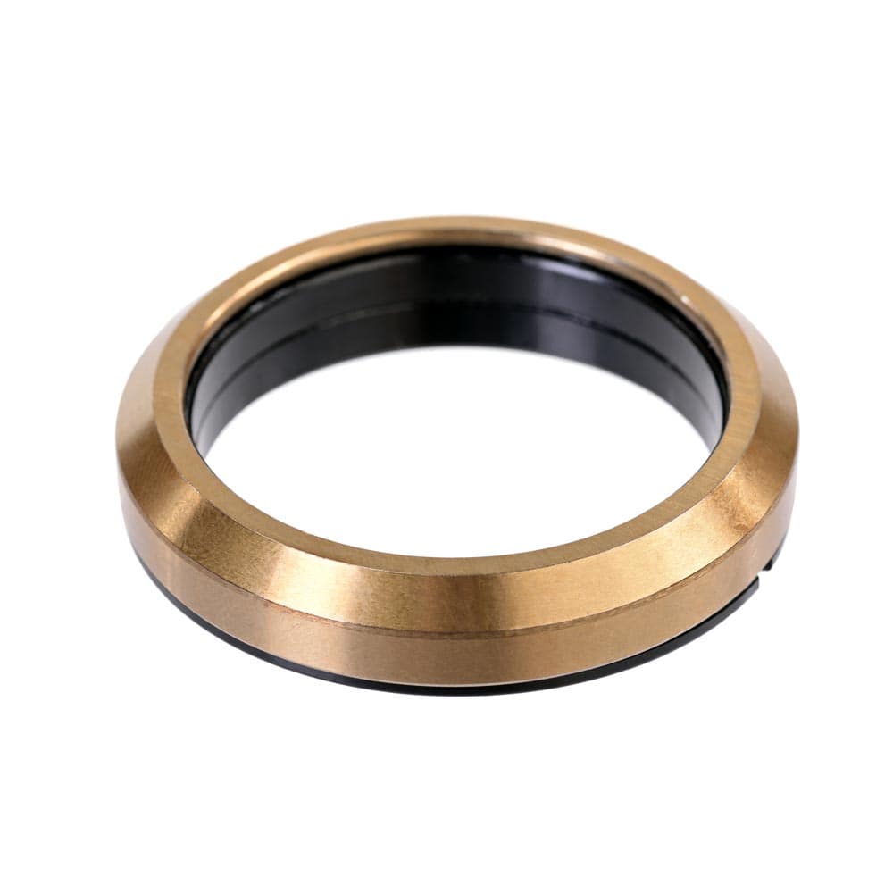 Gusset Components S2 Mix'N'Match headset with sealed angular contact bearings for durable bike steering, shown in the image.
