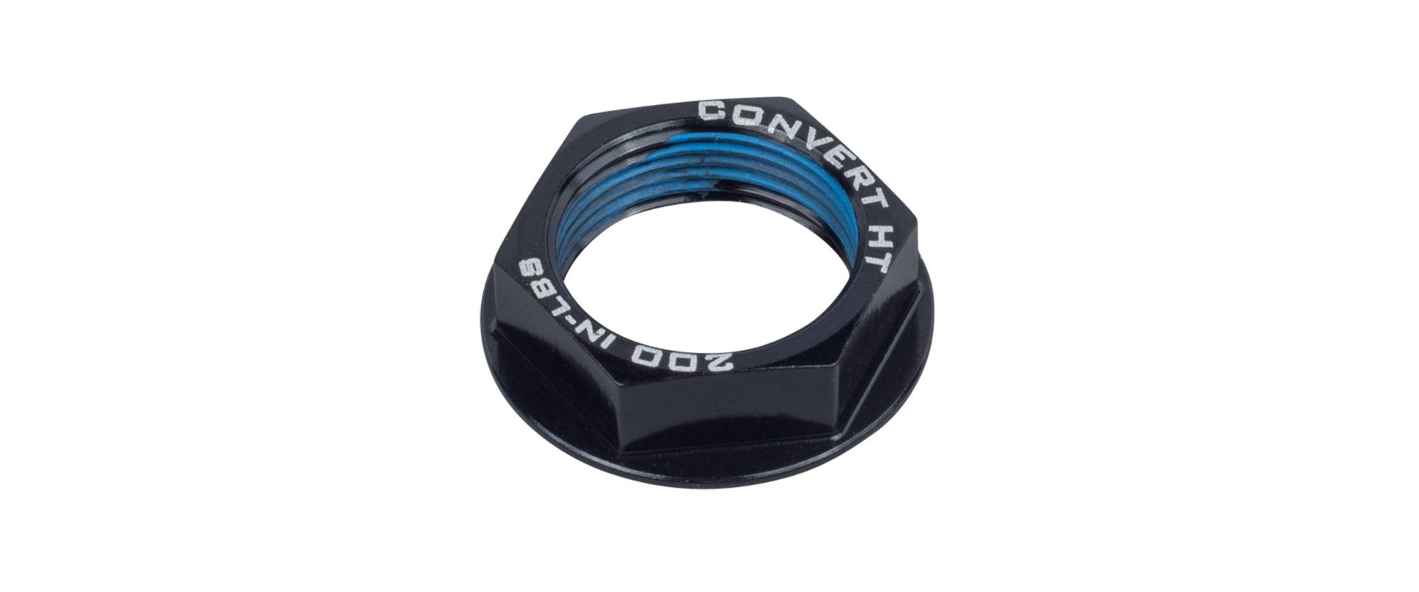 Trek closed convert hardtail rear derailleur hanger and sliding dropout hardware in black, M17 x 7mm, bike component for rear shifting.