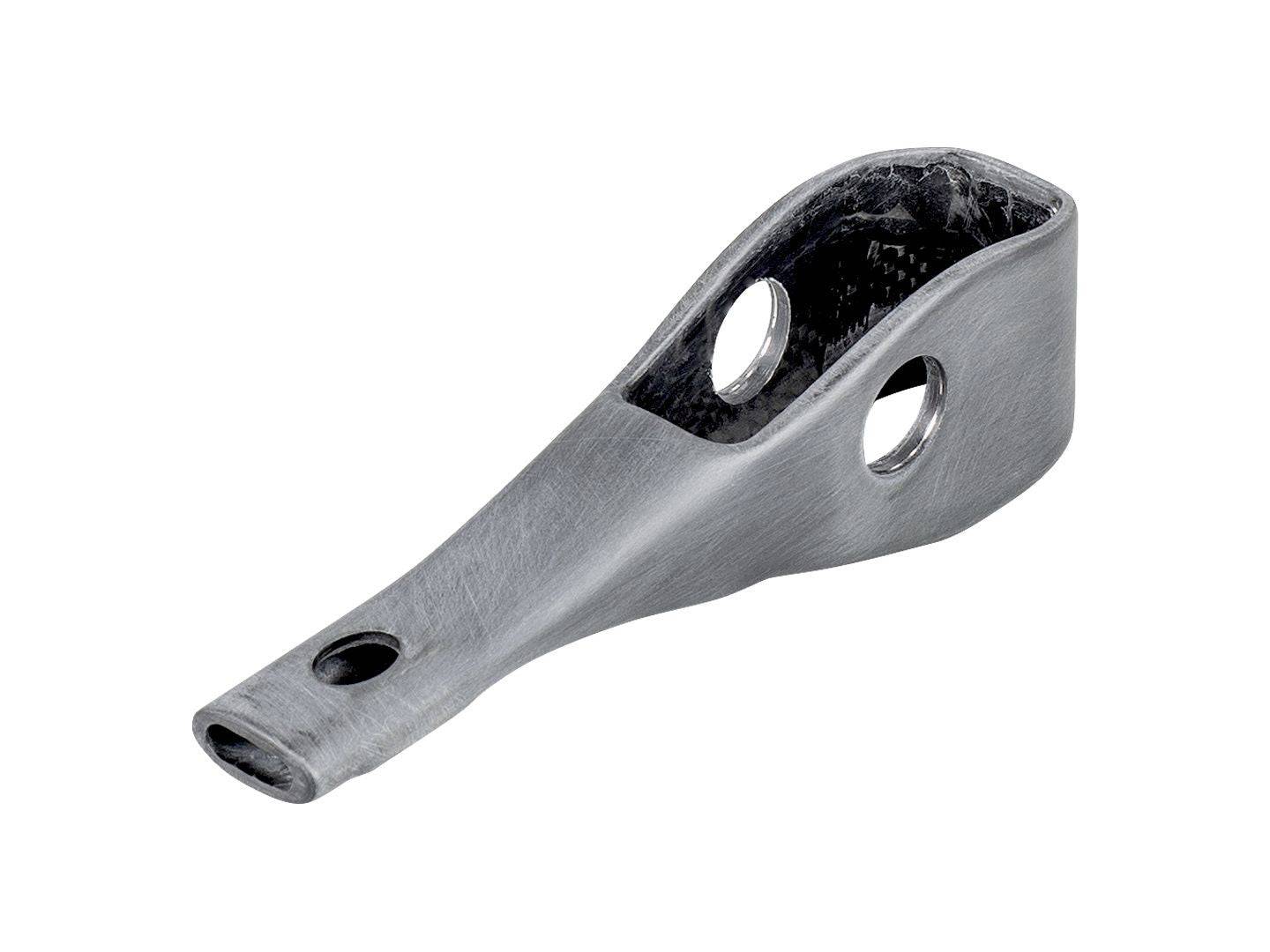 Trek Domane MKIV IsoSpeed tongues and frame parts for 54-62cm SLR road bike frames, close-up of components on a black background.