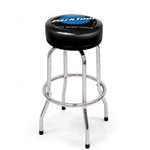 Park Tool STL-1.2 workshop stool with padded seat and 360° swivel for comfortable workshop use