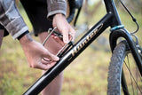 Knog Scout bike alarm and finder with 85dB motion alarm, Apple Find My integration, compact accessories for bike security.