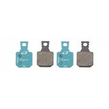Jagwire Sport Organic disc brake pads for Magura MT7 and MT5 mountain bike brake systems, showing the brake pad components.