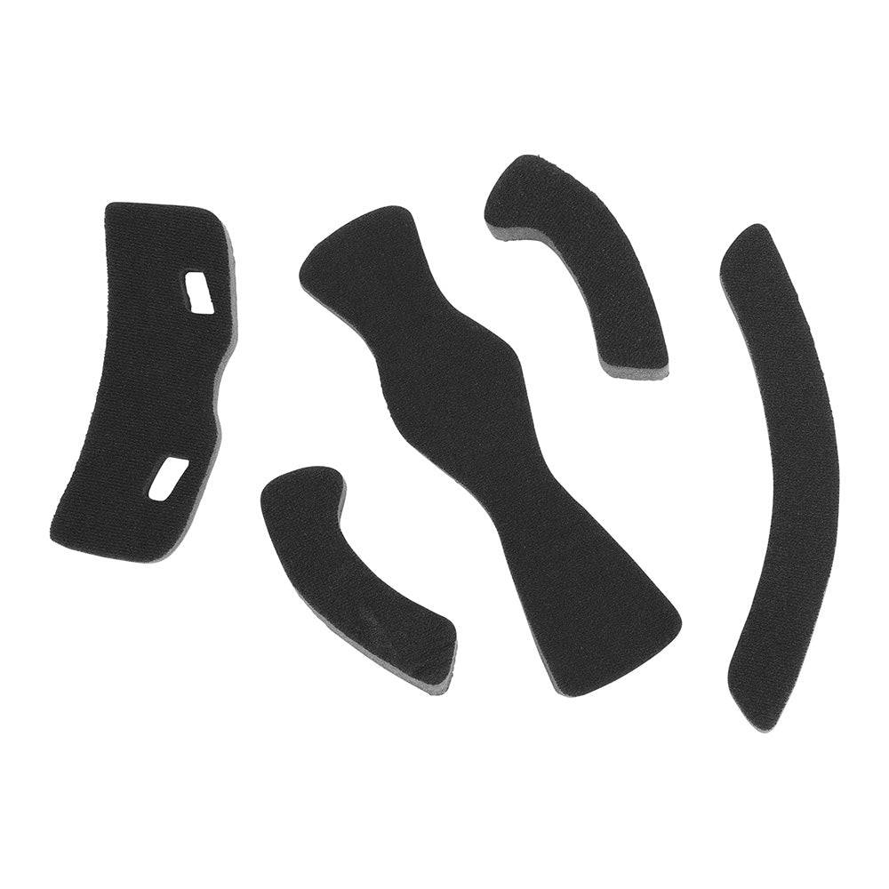 Black TSG Comfort Pads replacement spares for helmet cushioning, showing padded interior and easy attachment features.