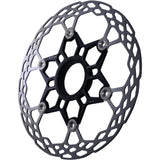 Aztec HexVent Ultra Lightweight Floating Rotor with center lock for high-performance bike braking, featuring vented design.