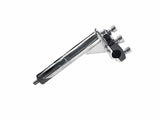 Trek 20-inch kids bike stem with 25-degree angle in black and silver, 40mm quill stem for bicycle components.