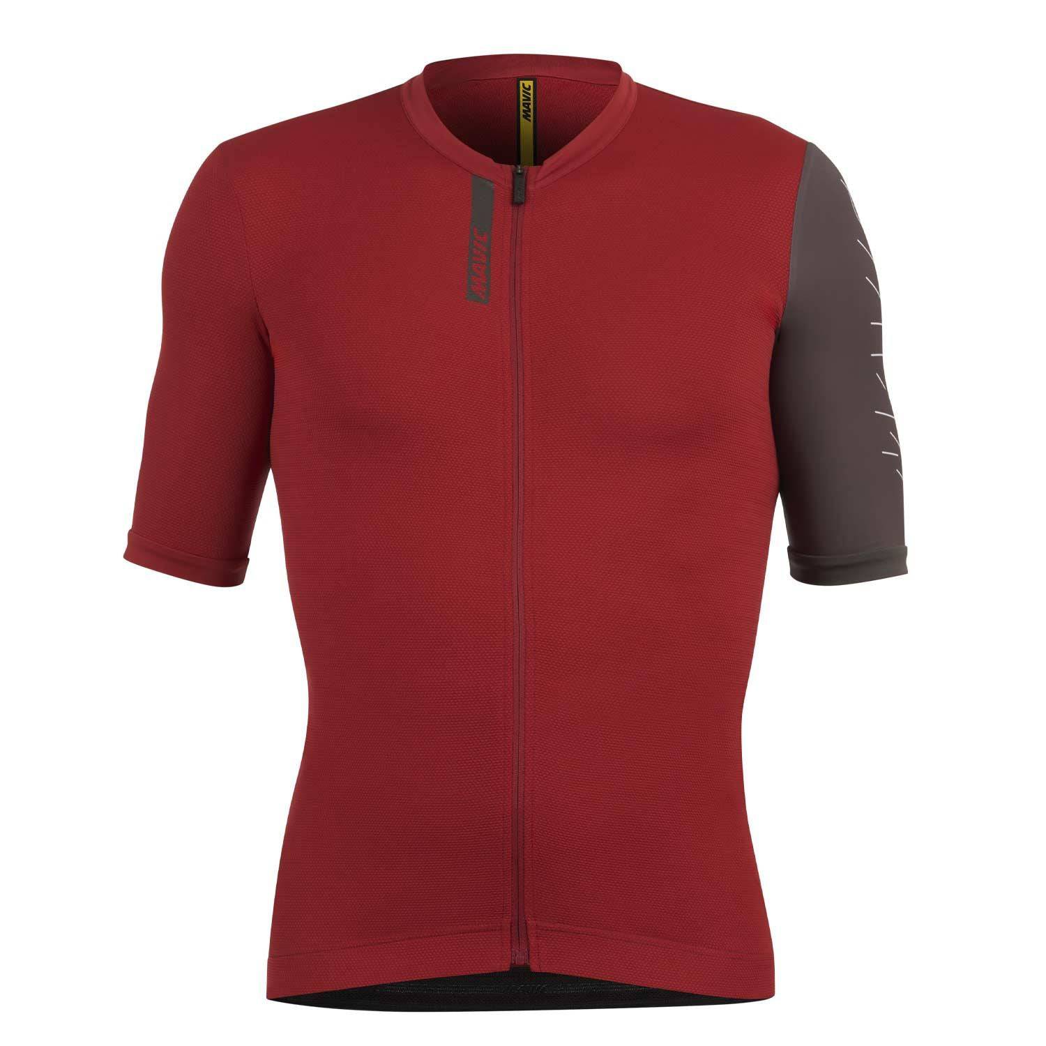 Mavic Essential women's short sleeve cycling jersey with breathable fabric, designed for summer cycling comfort and performance.