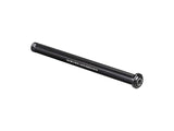 Bontrager Switch Lever Front Thru-Axle in black with 6mm hex compatibility, 198mm length, for bike components.