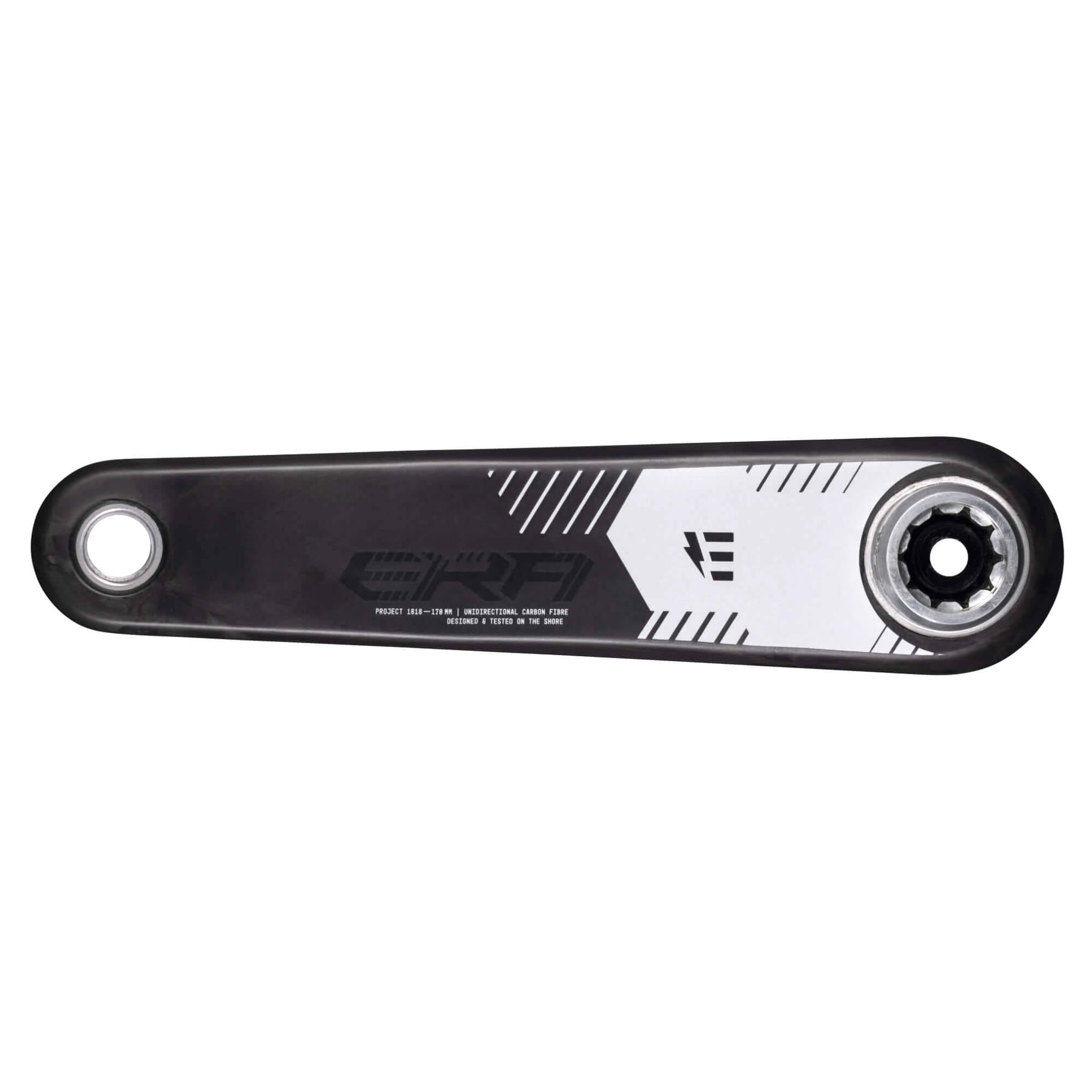 Race Face Era-E Carbon crank arms for Bosch Gen4 and TQ HPR50 eMTB motors, lightweight and durable bicycle component.