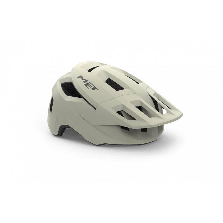 MET Shelter MTB helmet with Safe-T Sport fit system and ventilation, shown from the front with adjustable straps and integrated vents.