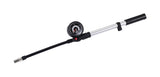BBB BMP-29 AirShock shock pump with analog gauge for bike suspension, compact bike accessories for precise inflation.