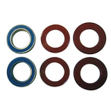 Enduro Bearings MR 2437 LLB ABEC 3 sealed bearing for bike hubs and bottom brackets, showing the black metal bearing with seals.