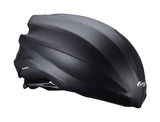 BBB BHE-76 HelmetShield black silicone helmet cover providing waterproof protection for cycling helmets.
