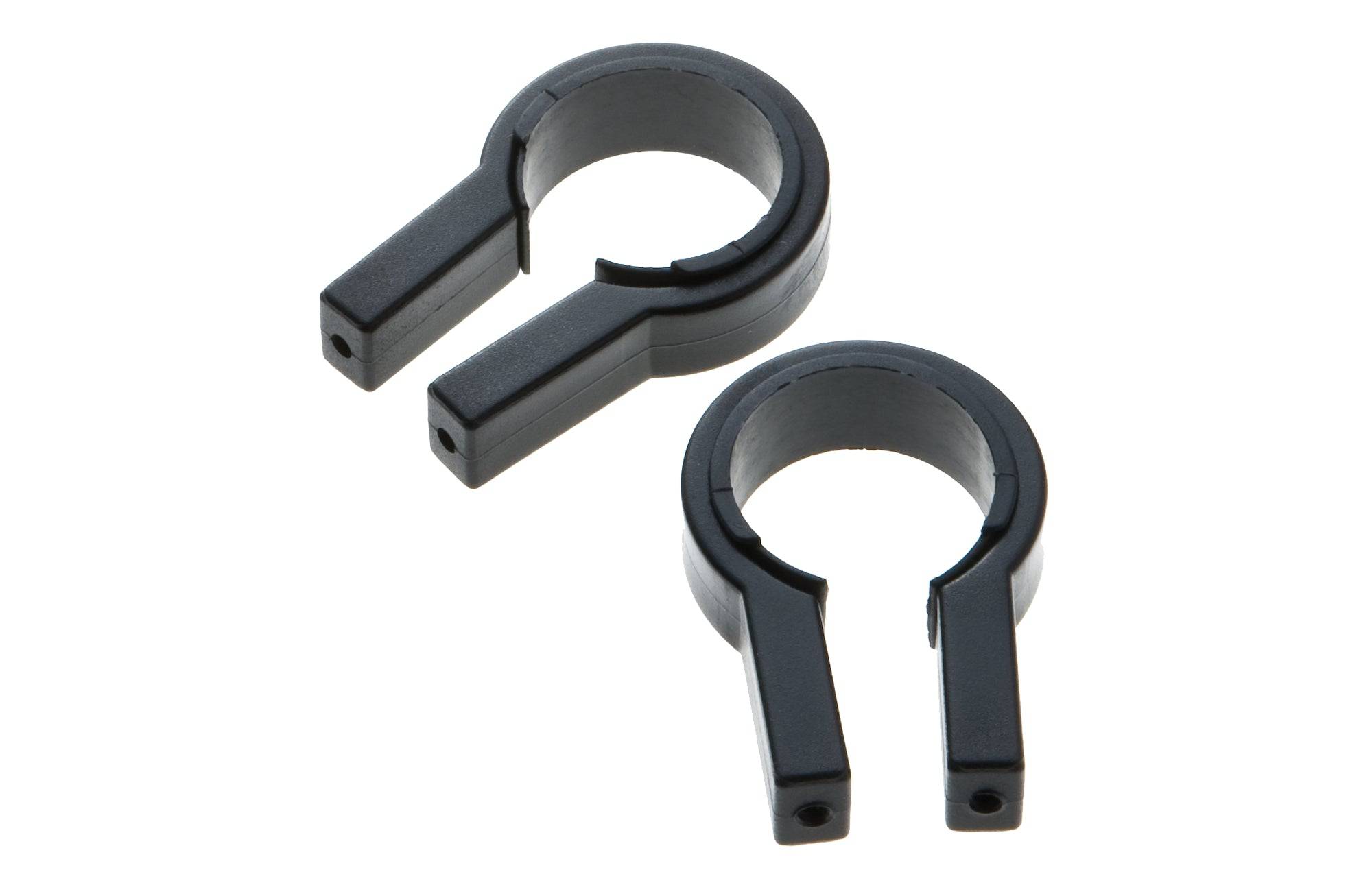 Black Bontrager Interchange Handlebar Bracket for 31.8mm clamp, designed for bike baskets and accessories.