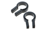 Black Bontrager Interchange Handlebar Bracket for 31.8mm clamp, designed for bike baskets and accessories.