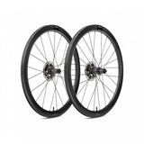 Scope Cycling S4 Disc Carbon Road Wheelset with hand-built performance wheels, featuring lightweight carbon rims and disc brake compatibility.