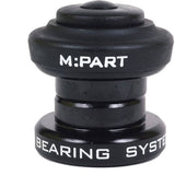 M Part Sport Threadless Headset 1-1/8 inch Black EC34/28.6 EC34/30 | Swinnerton Cycles