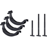 Thule 8895 Square Bar Adaptor for 598 ProRide roof rack, compatible with T-track bars, shown attached to a vehicle roof.