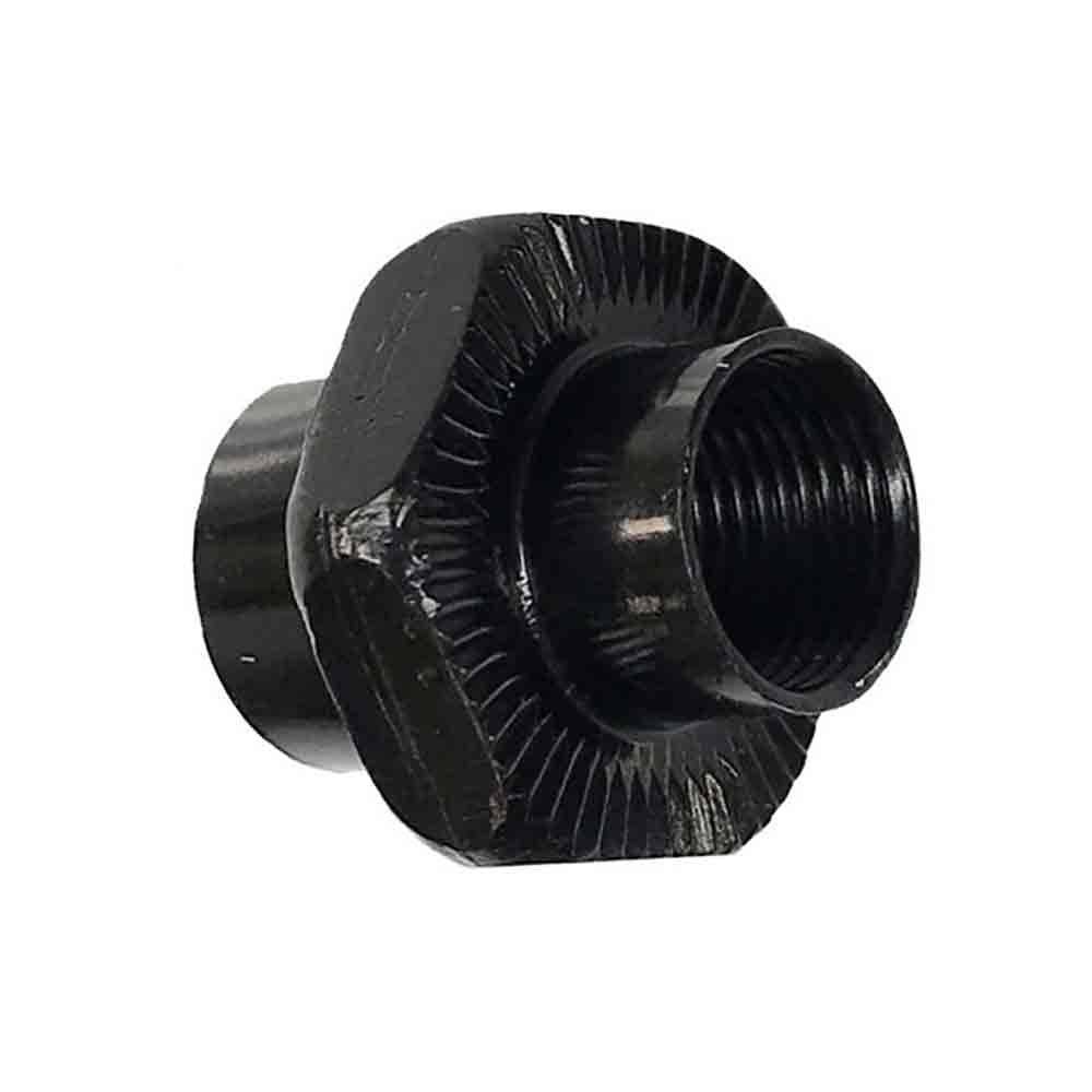 Mavic 9mm nut for road axle hub spare, compatible with Ksyrium Pro wheels, close-up of the component on a white background.