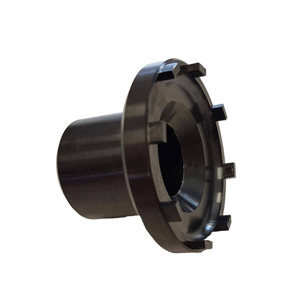 Rohloff Speedhub splined sprocket with lockring tool for 8540L/8540SL hubs, showing the sprocket and tool in close-up.