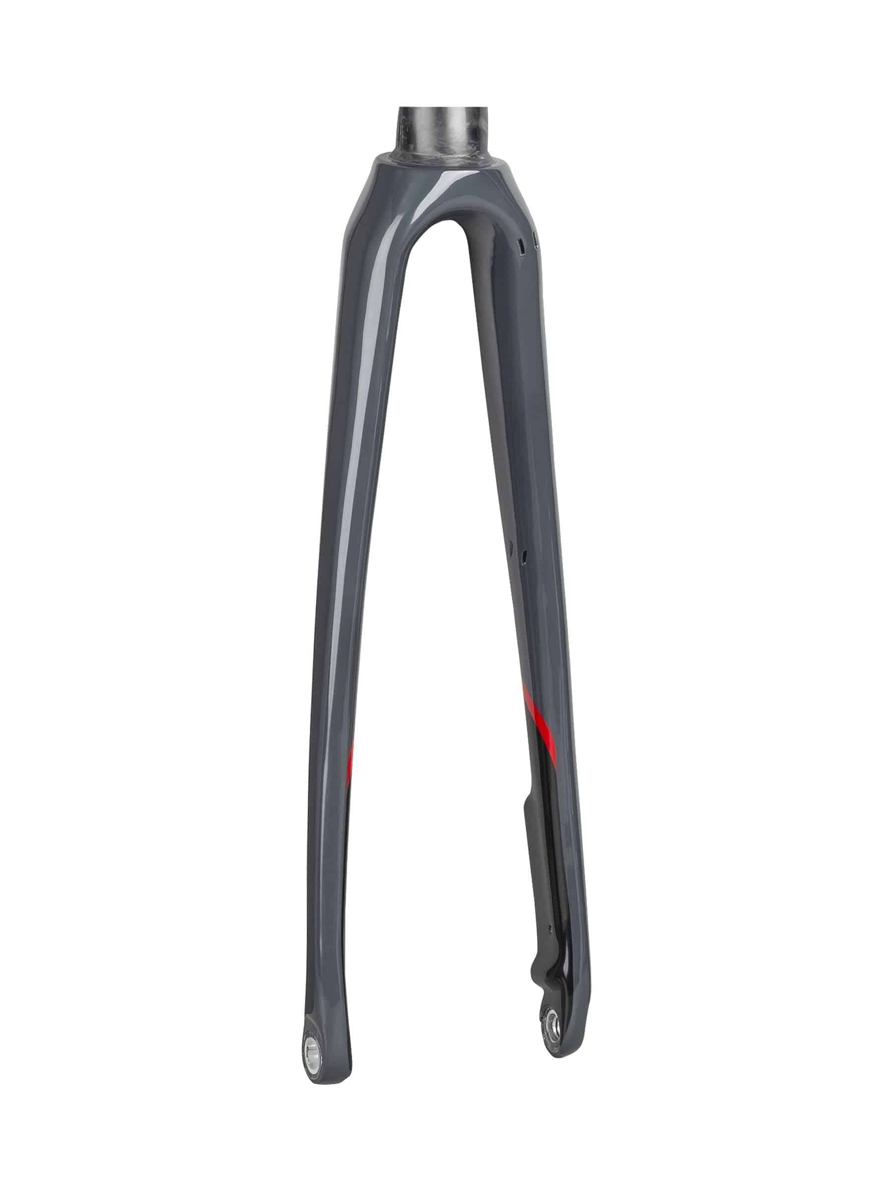 Trek Emonda SLR 9 2019 road bike disc brake forks with precise steering and lightweight component design.