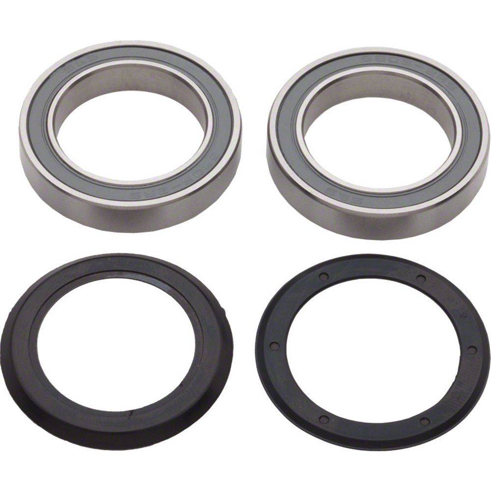 Campagnolo Power Torque bearings and seals set for bottom bracket, two-piece components for bike maintenance and replacement.