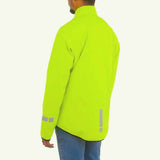 HUMP men's reflective waterproof cycling jacket with wind protection, featuring a lightweight design and adjustable hood.
