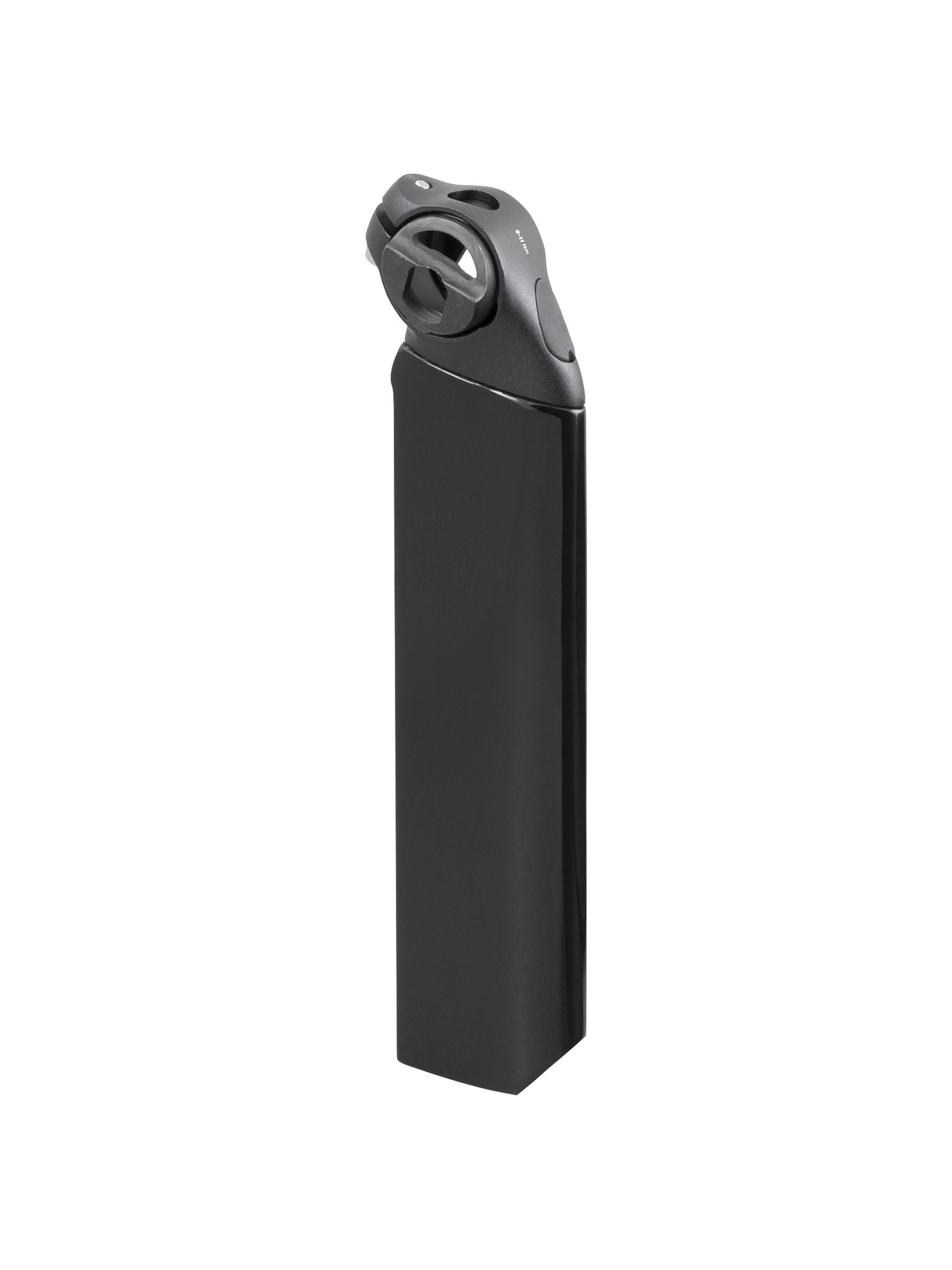 Trek Speed Concept SLR short black bike seatpost with flippable head, designed for aerodynamic road bike components.
