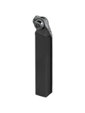 Trek Speed Concept SLR short black bike seatpost with flippable head, designed for aerodynamic road bike components.