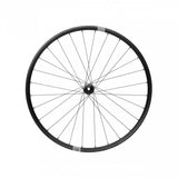 Crankbrothers Synthesis Gravel alloy front wheel with tubeless-ready wide rim profile, designed for gravel bike components.