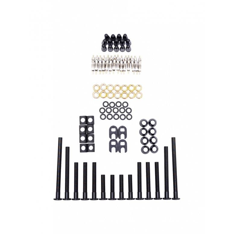Orange Seal Versa-Valve Kit tubeless valve set with replaceable grommets and cores for bike wheel components.