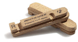 Bontrager Carbon Stop Cork brake pads for Shimano 2-slot carbon rims, brown color, bicycle component for enhanced braking.
