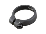 Bontrager Trek 2021 Slash 29 seatpost collar in black with 39.7mm clamp and bolt, shown on a bike component.