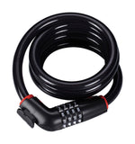 BBB BBL-45 CodeLock L high-security adjustable 4-digit bike cable lock with sturdy metal construction and combination dial.