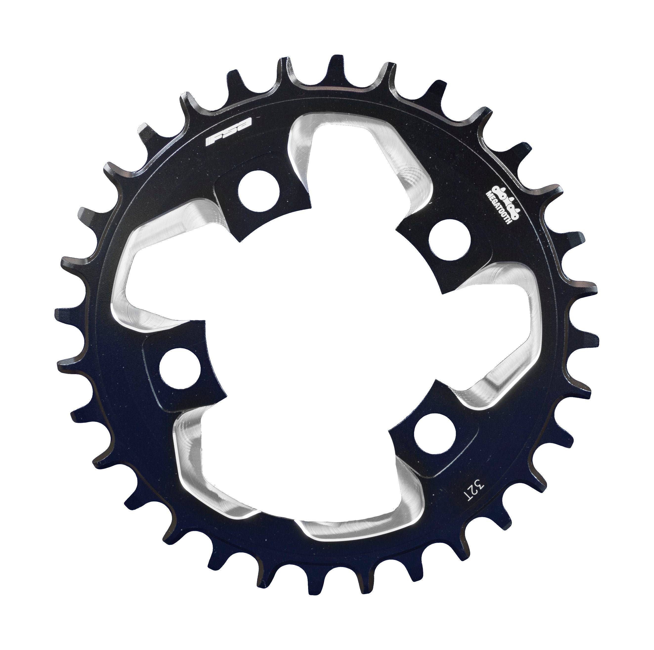 FSA Afterburner ABS MTB 1x11 chainring, CNC machined aluminum, 76BCD, durable mountain bike drivetrain component