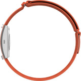 Coros orange arm band heart rate monitor with Bluetooth and 38-hour battery life, designed for fitness and activity tracking.