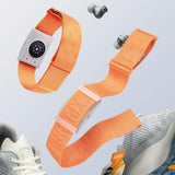 Coros orange arm band heart rate monitor with Bluetooth and 38-hour battery for running and fitness tracking.
