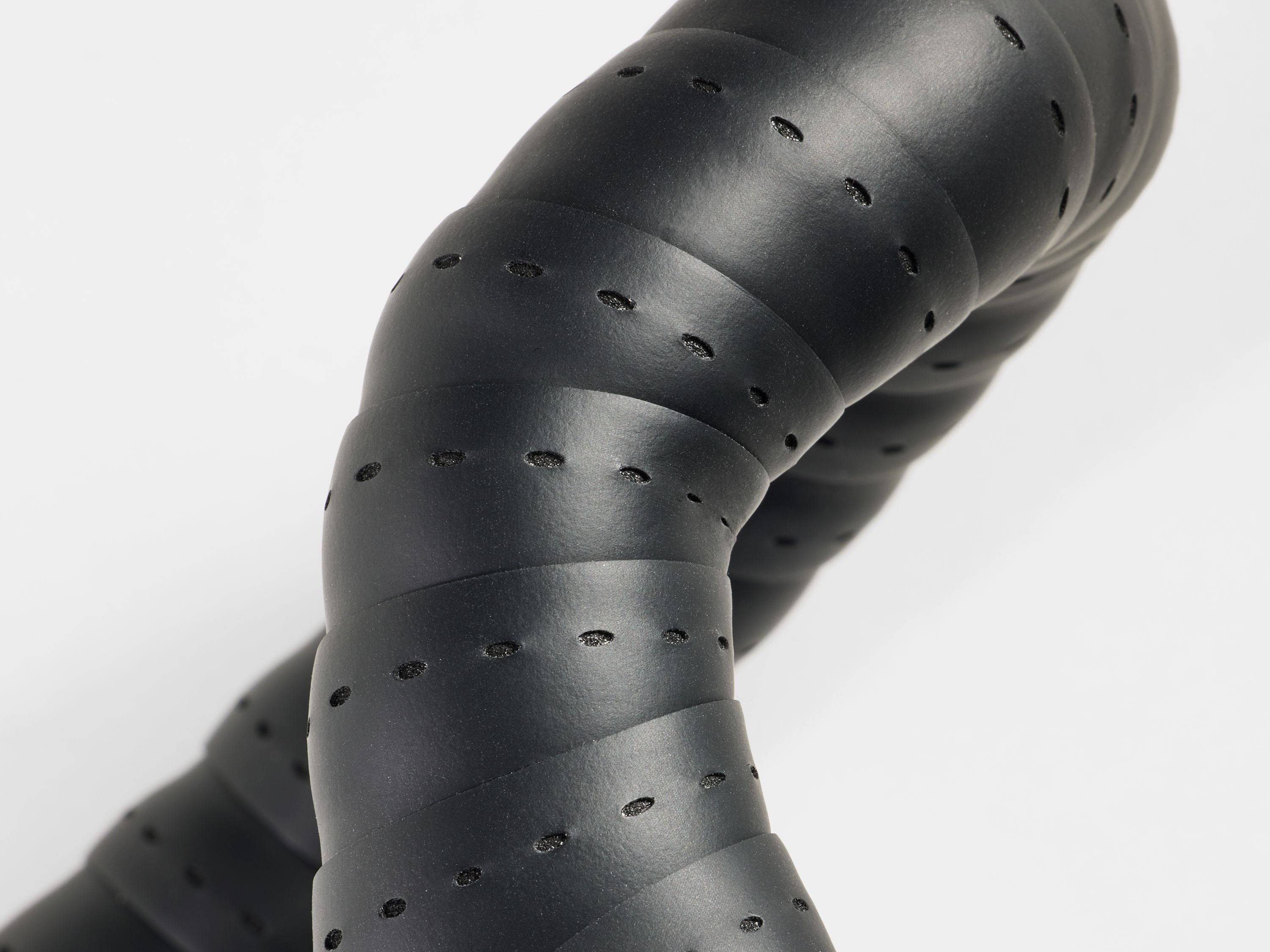 Trek Perf Line handlebar tape set for cycling, showing durable, comfortable black tape wrapped around bicycle handlebars.