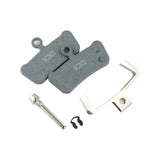 SRAM Medium Organic Disc Brake Pads for Trail Guide G2 Level MTB with 4 Piston brake system, bike components for mountain biking.